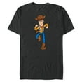 thumbnail image 1 of Disney Pixar Toy Story 4 Woody on the Run T-Shirt- Short Sleeve Blended T-Shirt for Adults - Customized-Graphite Snow Heather, 1 of 5