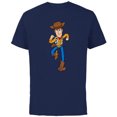 thumbnail image 1 of Disney Pixar Toy Story 4 Woody on the Run T-Shirt - Short Sleeve Cotton T-Shirt for Adults - Customized-Athletic Navy, 1 of 5