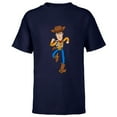 thumbnail image 1 of Disney Pixar Toy Story 4 Woody on the Run T-Shirt - Short Sleeve T-Shirt for Kids - Customized-Athletic Navy, 1 of 5