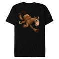 thumbnail image 1 of Disney Pixar Toy Story 4 Woody's Horse Bullseye T-Shirt- Short Sleeve Blended T-Shirt for Adults - Customized-Black, 1 of 5