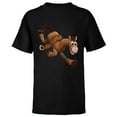 thumbnail image 1 of Disney Pixar Toy Story 4 Woody's Horse Bullseye T-Shirt - Short Sleeve T-Shirt for Kids - Customized-Black, 1 of 5