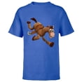 thumbnail image 1 of Disney Pixar Toy Story 4 Woody's Horse Bullseye T-Shirt - Short Sleeve T-Shirt for Kids - Customized-Royal, 1 of 5