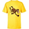 thumbnail image 1 of Disney Pixar Toy Story 4 Woody's Horse Bullseye T-Shirt - Short Sleeve T-Shirt for Kids - Customized-Yellow, 1 of 5