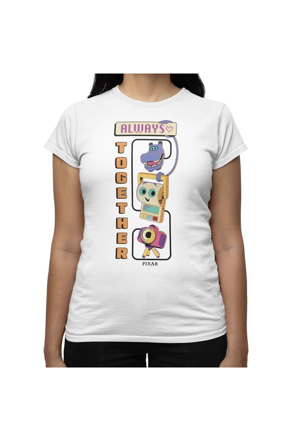 Pixar Toy Story 5 Always Together Tech Toys Women's T Shirt (White, S-XXL)