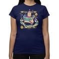 thumbnail image 1 of Disney Pixar Toy Story 5 Buzz Emoji Ranger Women's T Shirt (Navy, S-XXL), 1 of 4