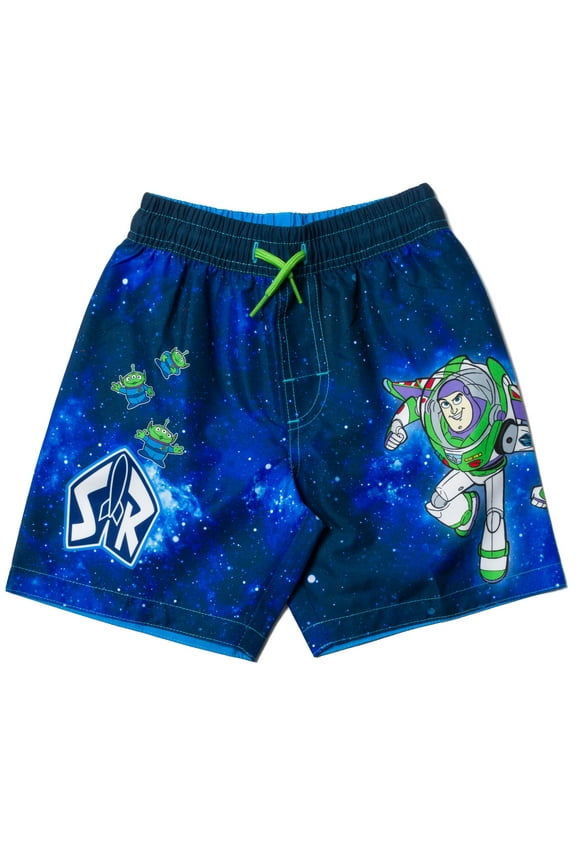 Pixar Toy Story Alien Buzz Lightyear Little Boys Swim Trunks 5-6