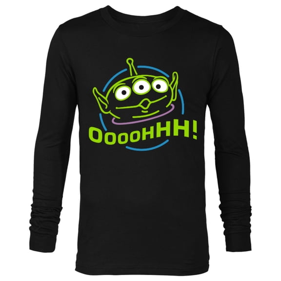 Disney Pixar Toy Story Alien T-Shirt - Long Sleeve T-Shirt for Men - Customized-Black