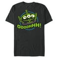 thumbnail image 1 of Disney Pixar Toy Story Alien T-Shirt- Short Sleeve Blended T-Shirt for Adults - Customized-Dark Heather, 1 of 5