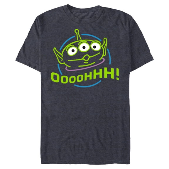 Disney Pixar Toy Story Alien T-Shirt- Short Sleeve Blended T-Shirt for Adults - Customized-Navy Heather