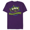 thumbnail image 1 of Disney Pixar Toy Story Alien T-Shirt- Short Sleeve Blended T-Shirt for Adults - Customized-Purple, 1 of 5