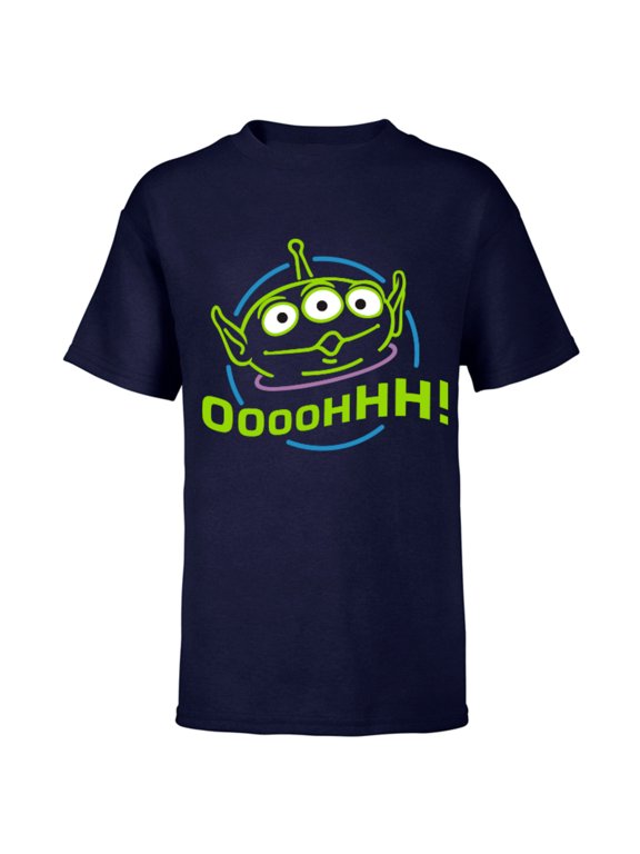 Disney Pixar Toy Story Alien T-Shirt - Short Sleeve T-Shirt for Kids - Customized-Navy