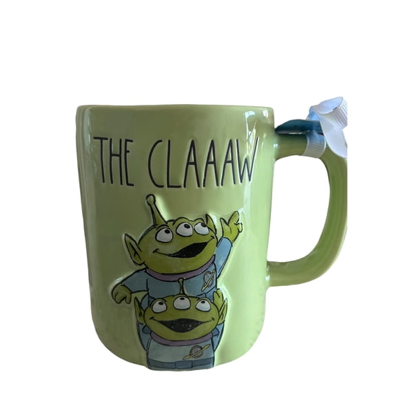 Disney Pixar Toy Story Alien The Claaaw Mug Green Ceramic Coffee Cup Rae Dunn