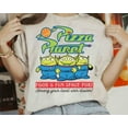 Disney Pixar Toy Story Aliens Pizza Food & Fun Space Port Shirt