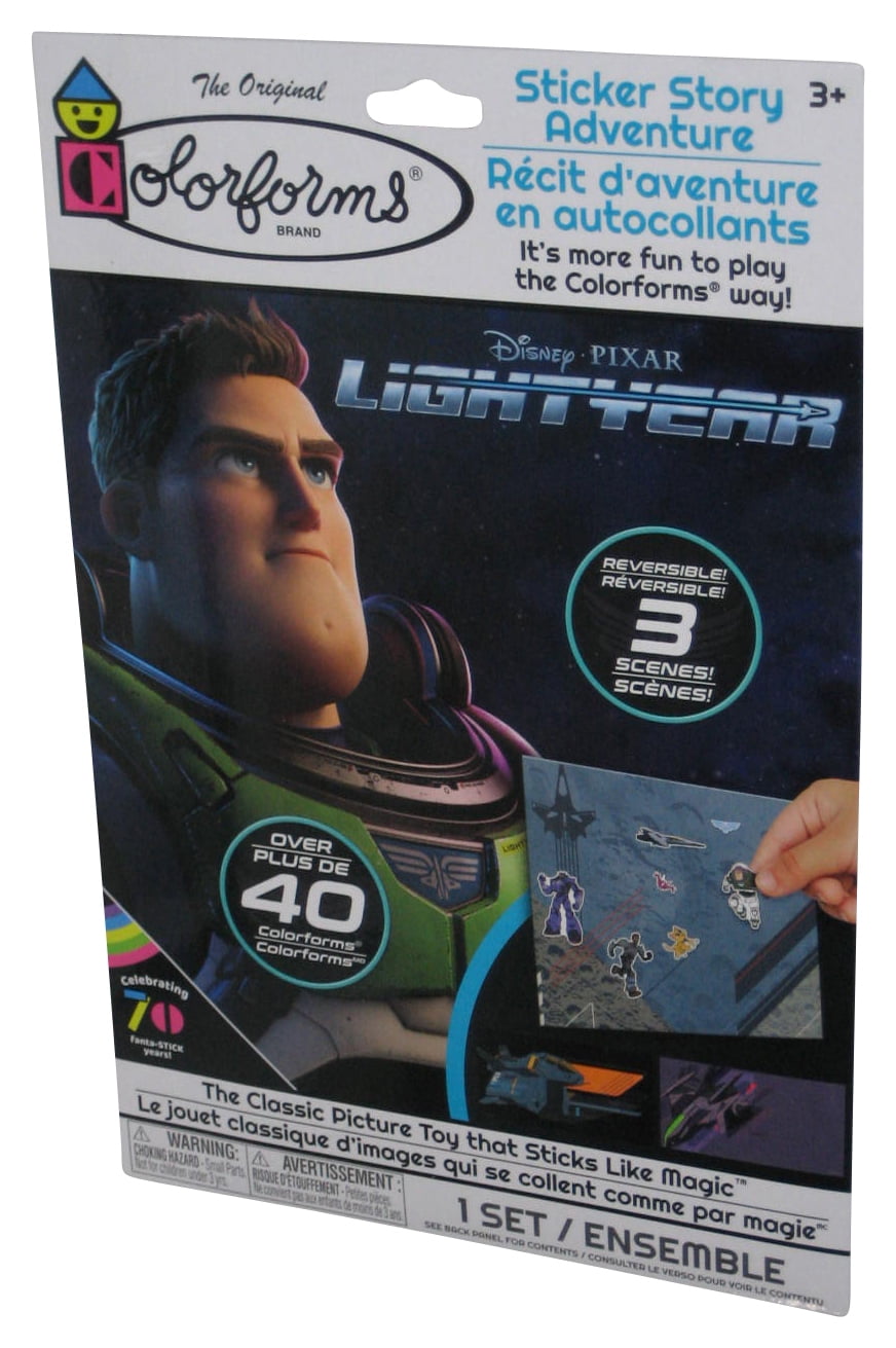 The Original Colorforms Disney Pixar Buzz Lightyear Sticker Story Adventure