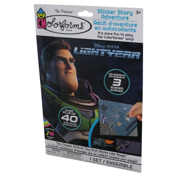 The Originak Colorforms The Original Colorforms Disney Pixar Buzz Lightyear Sticker Story ...