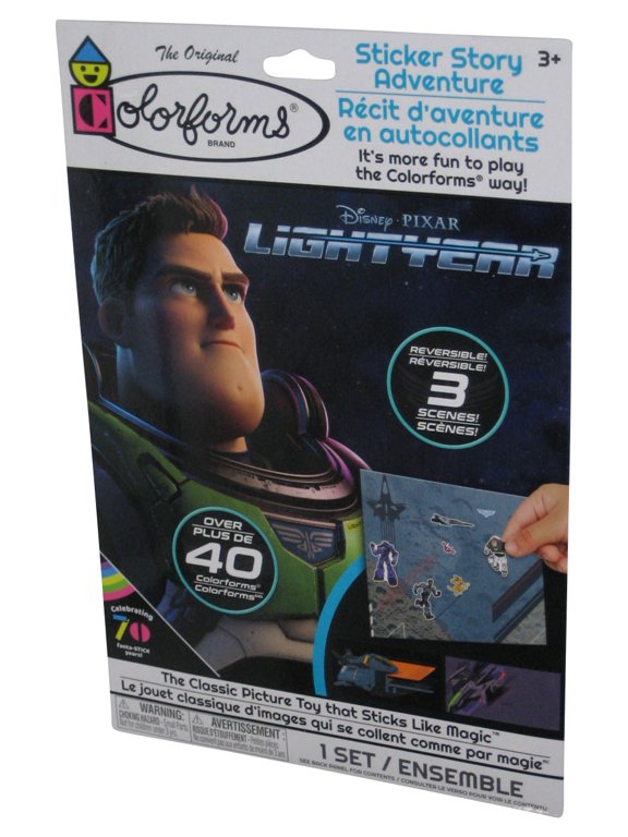 The Original Colorforms Disney Pixar Buzz Lightyear Sticker Story Adventure