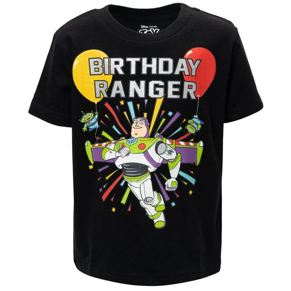 Disney Pixar Toy Story Buzz Lightyear Birthday Little Boys T-Shirt Toddler to Big Kid