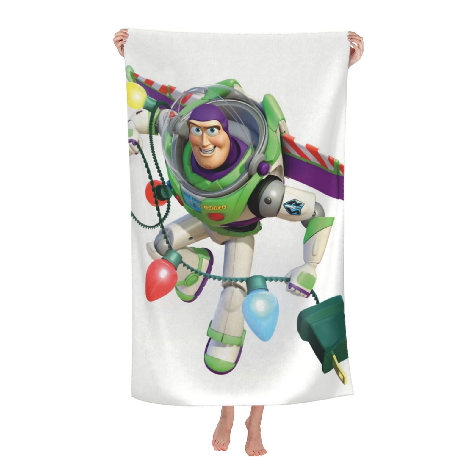 Disney-Pixar Toy Story Buzz Lightyear Christmas Lights Bath Towels for ...