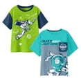 thumbnail image 1 of Disney Pixar Toy Story Buzz Lightyear Graphic T-Shirt 2-Pack (Toddler & Little Boys) Sizes 2T–7, 1 of 4
