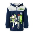 thumbnail image 1 of Disney Pixar Toy Story Buzz Lightyear Infant Baby Boys Half Zip Hoodie Infant to Big Kid, 1 of 5