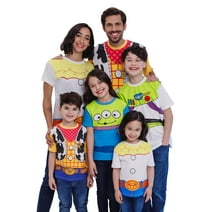 Disney Pixar Toy Story Buzz Lightyear Mens Matching Family Cosplay T-Shirt Adult