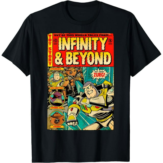 Disney Pixar Toy Story Buzz Lightyear Retro Comic Book T-Shirt