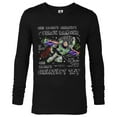 thumbnail image 1 of Disney Pixar Toy Story Buzz Lightyear The World’s Greatest - Long Sleeve T-Shirt for Men - Customized-Black, 1 of 5