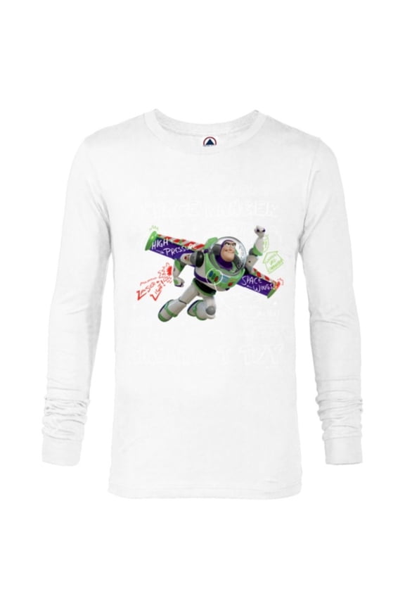 Disney Pixar Toy Story Buzz Lightyear The World’s Greatest - Long Sleeve T-Shirt for Men - Customized-White