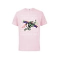 thumbnail image 1 of Disney Pixar Toy Story Buzz Lightyear The World’s Greatest - Short Sleeve Cotton T-Shirt for Adults - Customized-Soft Pink, 1 of 5