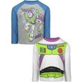 thumbnail image 1 of Disney Pixar Toy Story Buzz Lightyear Toddler Boys 2 Pack Long Sleeve T-Shirts Toddler to Big Kid, 1 of 4
