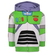 Disney Pixar Toy Story Buzz Lightyear Toddler Boys Fleece Zip Up Hoodie Toddler to Big Kid