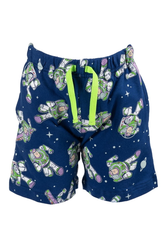 Toy Story Toddler Boys' 2-Piece T-Shirt and Shorts Set Buzz Lightyear Navy