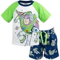 thumbnail image 1 of Disney Pixar Toy Story Buzz Lightyear Toddler Boys T-Shirt and French Terry Shorts Outfit Set Toddler to Big Kid, 1 of 5