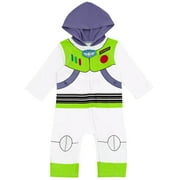 Disney Pixar Toy Story Buzz Lightyear Toddler Boys Zip Up Cosplay Coverall Infant to Little Kid