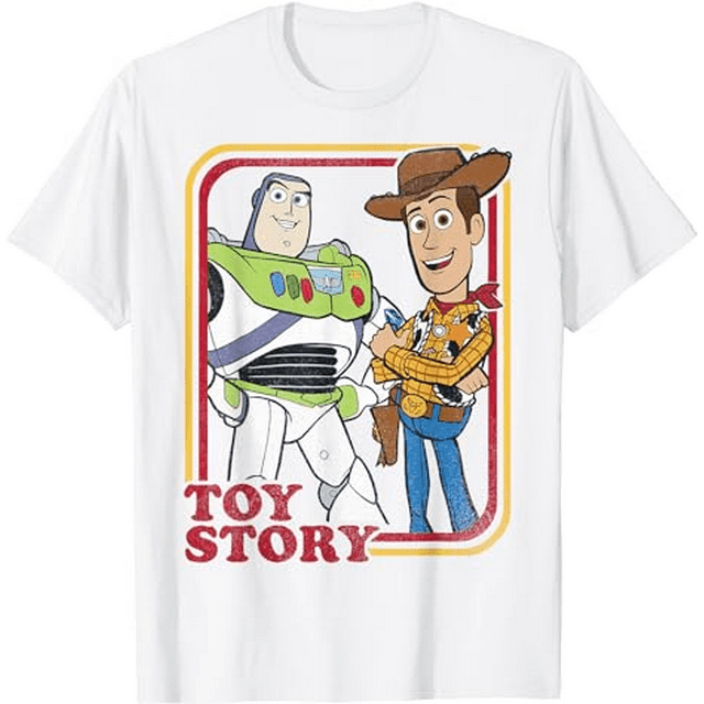 Disney Pixar Toy Story Buzz Lightyear Woody Buds T-Shirt - Walmart.com