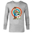 thumbnail image 1 of Disney Pixar Toy Story Buzz Lightyear and Woody T-Shirt - Long Sleeve T-Shirt for Men - Customized-Athletic Heather, 1 of 5