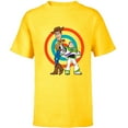 thumbnail image 1 of Disney Pixar Toy Story Buzz Lightyear and Woody T-Shirt - Short Sleeve T-Shirt for Kids - Customized-Yellow, 1 of 5
