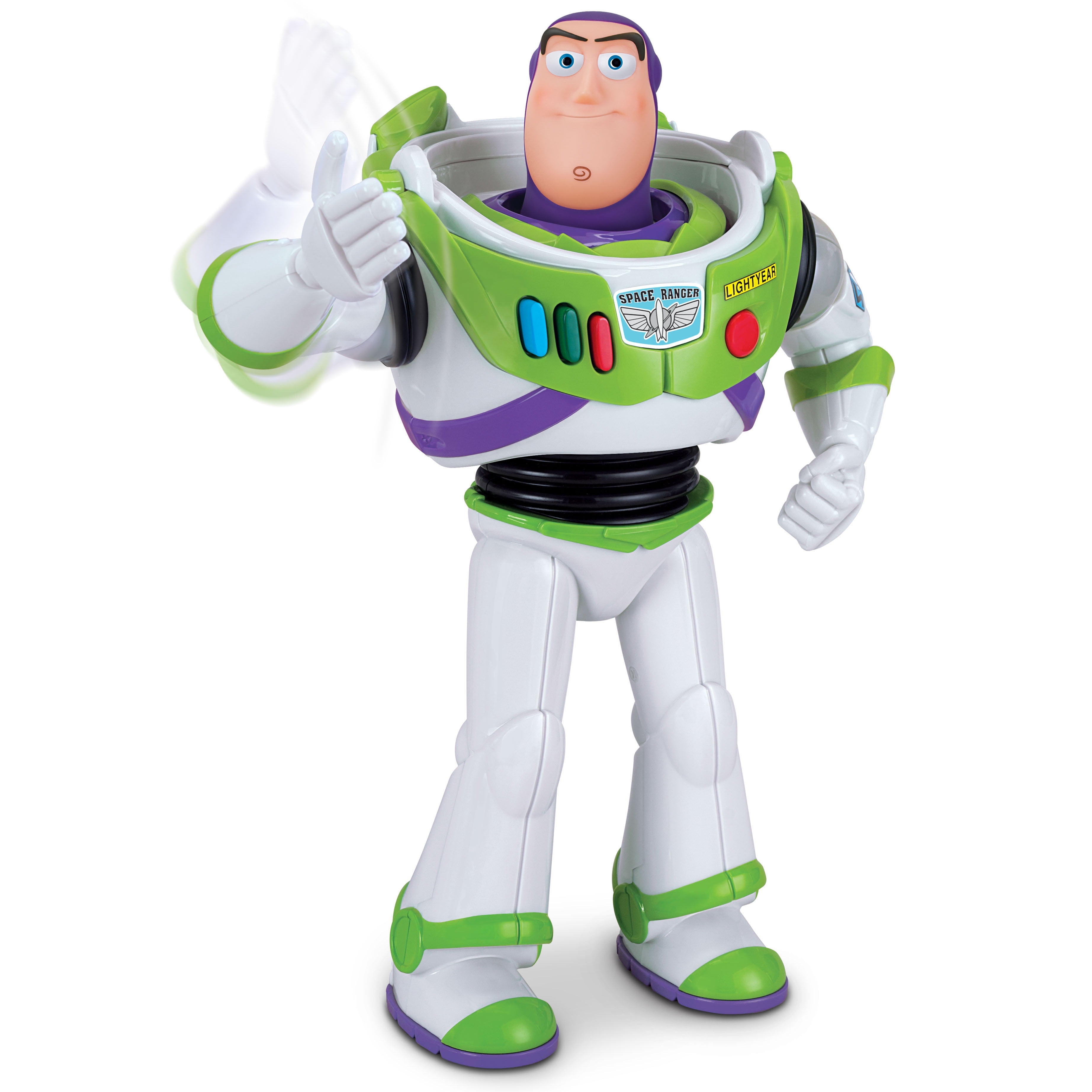 Herencia té capacidad Disney Pixar Toy Story Buzz Lightyear with Karate Chop Action - Walmart.com