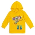 thumbnail image 1 of Disney Pixar Toy Story Buzz Woody Toddler Boys Fleece Hoodie Yellow 3T, 1 of 5