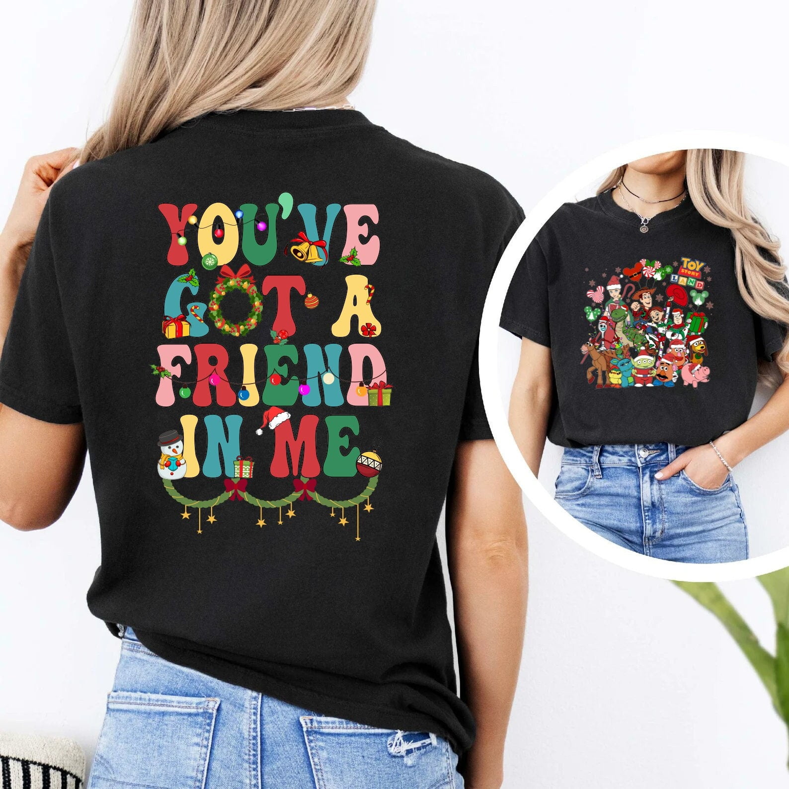 Disney Pixar Toy Story Christmas Shirt Disney Family Christmas Party