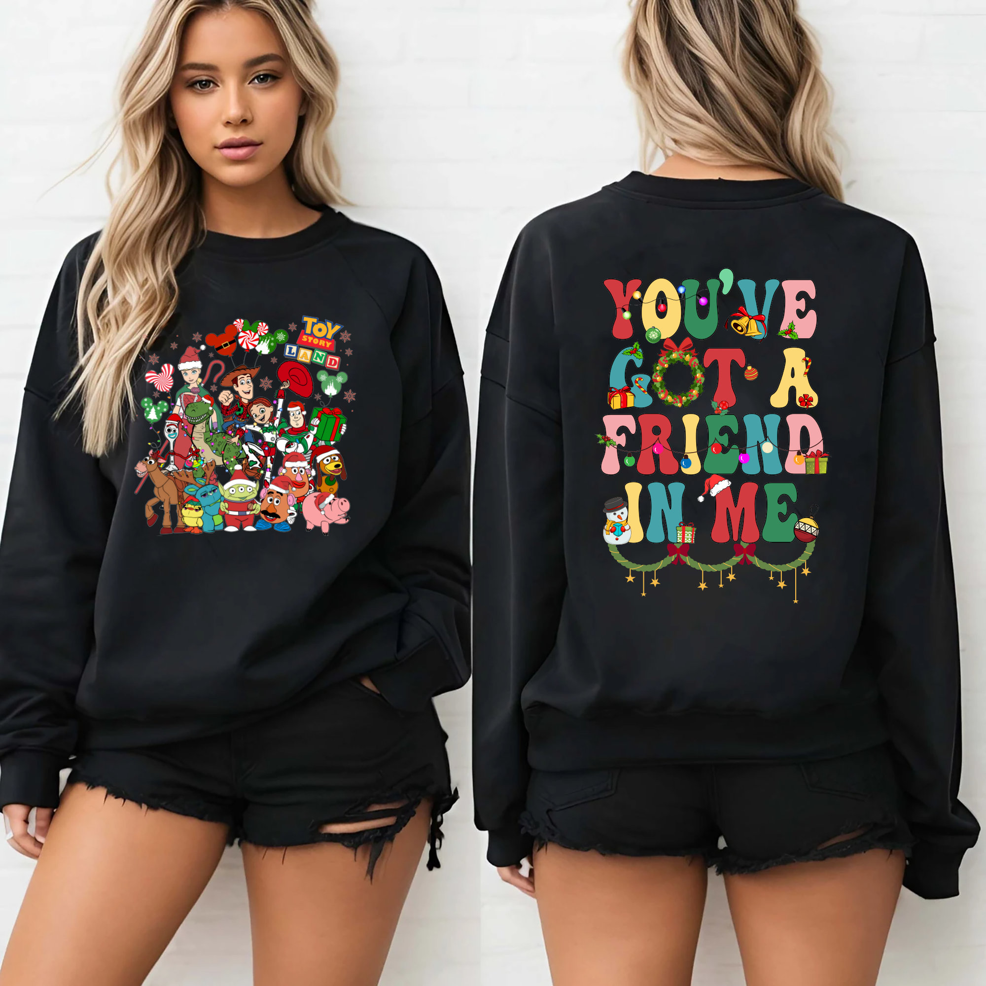 Disney Pixar Toy Story Christmas Shirt Disney Family Christmas Party