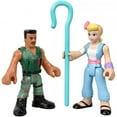 thumbnail image 1 of Disney Pixar Toy Story Combat Carl & Bo Beep Figure Set, Imaginext 3-Piece Preschool Toy, 1 of 5