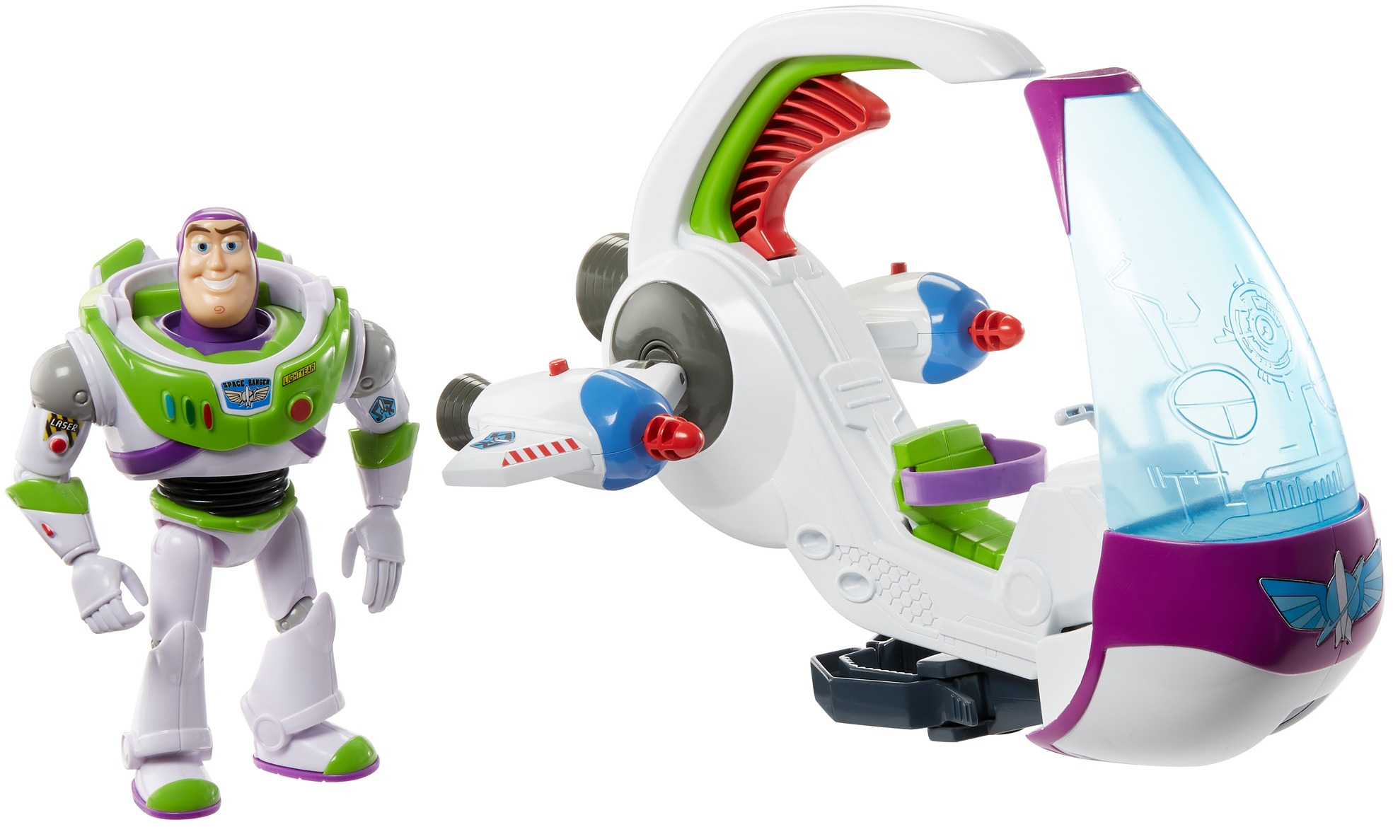 Disney Pixar Toy Story Galaxy Explorer Spacecraft Toy Vehicle For 4 Year Olds & Up - image 1 of 6