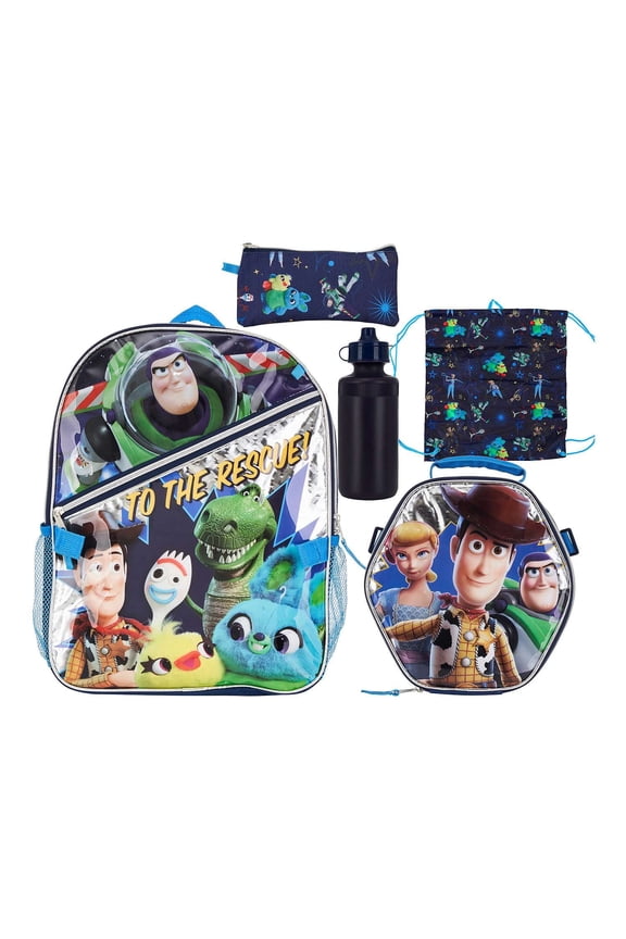/ Pixar Toy Story Girls 5-piece Backpack & Lunch Bag Set