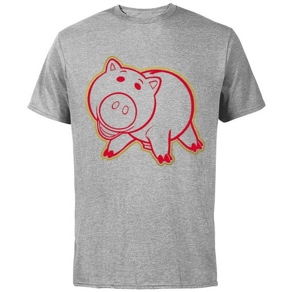 Disney Pixar Toy Story Hamm Lunar New Year T-Shirt - Short Sleeve Cotton T-Shirt for Adults - Customized-Athletic Heather