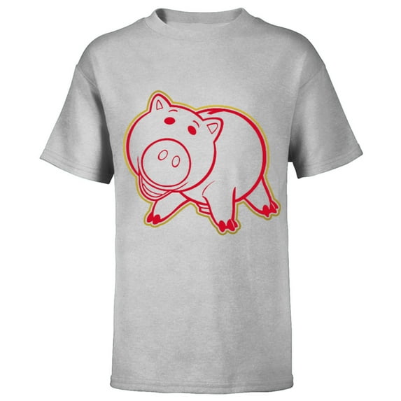 Disney Pixar Toy Story Hamm Lunar New Year T-Shirt - Short Sleeve T-Shirt for Kids - Customized-Athletic Heather
