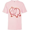 thumbnail image 1 of Disney Pixar Toy Story Hamm Lunar New Year T-Shirt - Short Sleeve T-Shirt for Kids - Customized-Soft Pink, 1 of 5
