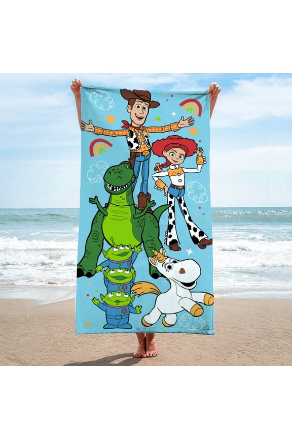 Happy Toys 100% Cotton Beach Towel, 28x58