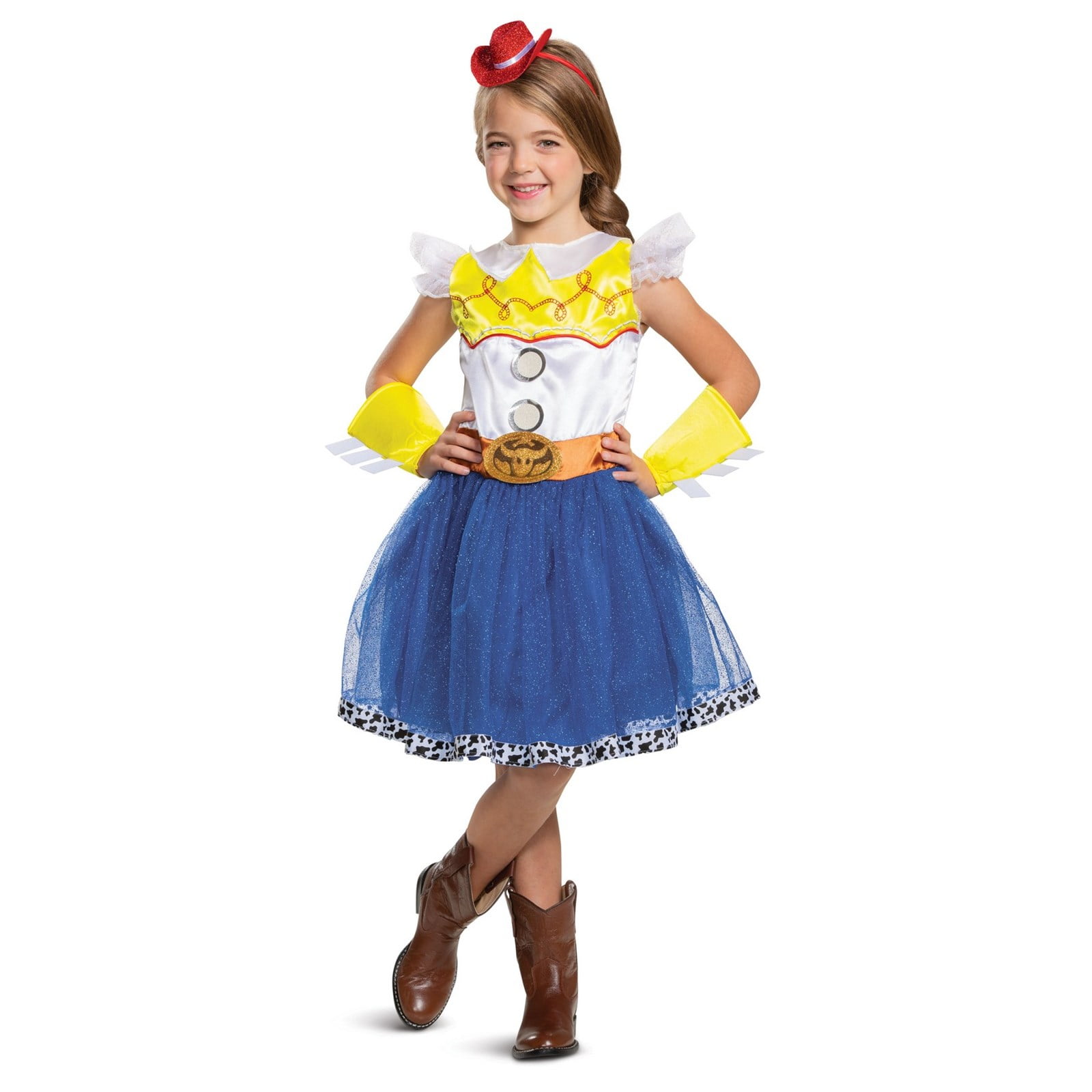Disney Pixar Toy Story Jessie Tutu Costume, Toddler Girl Halloween Outfit, Cowgirl Dress, Size L