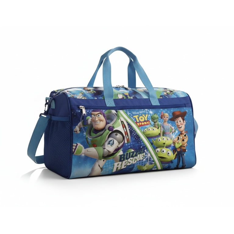 Disney Pixar Toy Story Kids Duffle Bag Buzz Lightyear and Friends